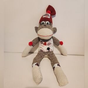 12” Ohio State Sock Monkey Plush